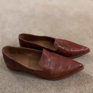 Frye Elegant Brown Leather Loafers for Women